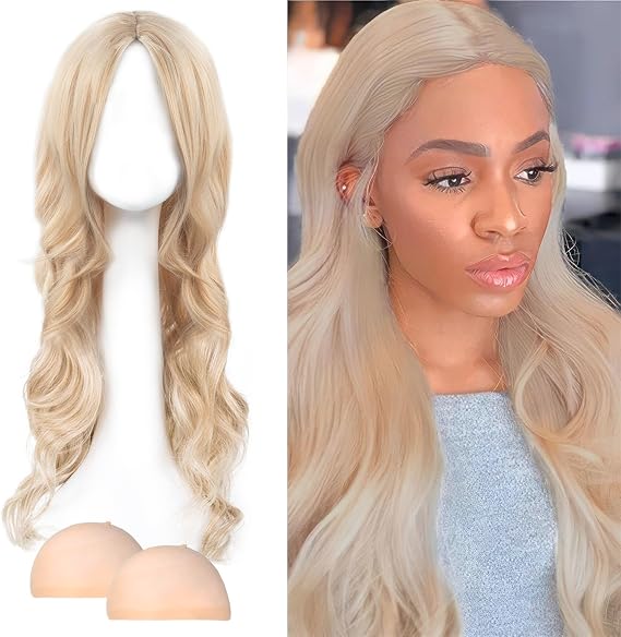 AYNKH Long Blonde Wave Wigs - 27