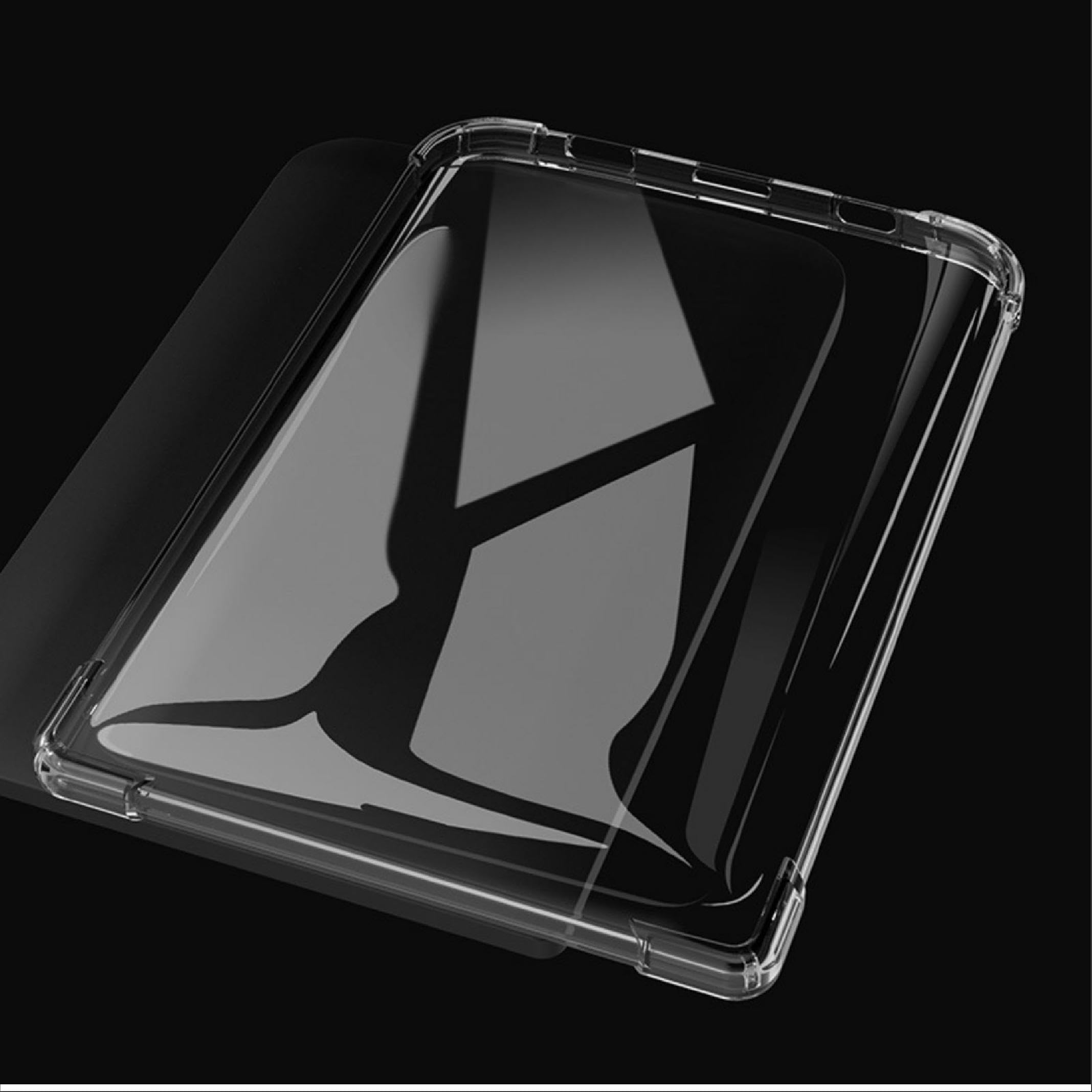 GIOPUEY Etui na PocketBook Basic Lux 4, miękka tylna obudowa z TPU, cienka osłona, ochrona poduszki powietrznej, pokrowiec kompatybilny z PocketBook Basic Lux 4 - przezroczyste