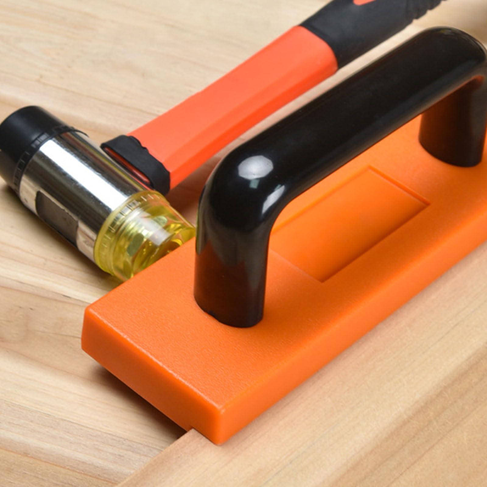 Bodeninstallations Sets, Laminat Holzboden Werkzeug mit Abstandshaltern, robuste Zugstange und Schlagblock, Schlägel, Messgeräte, Hartholz Boden Installationswerkzeug
