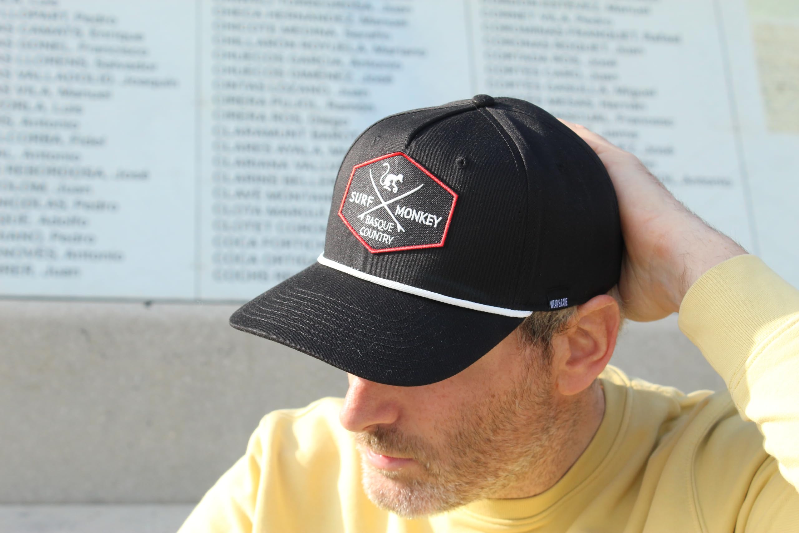 Surf Monkey Gorra Beisbol con Cuerda - Ajustable - Reciclada - Hombre/Mujer