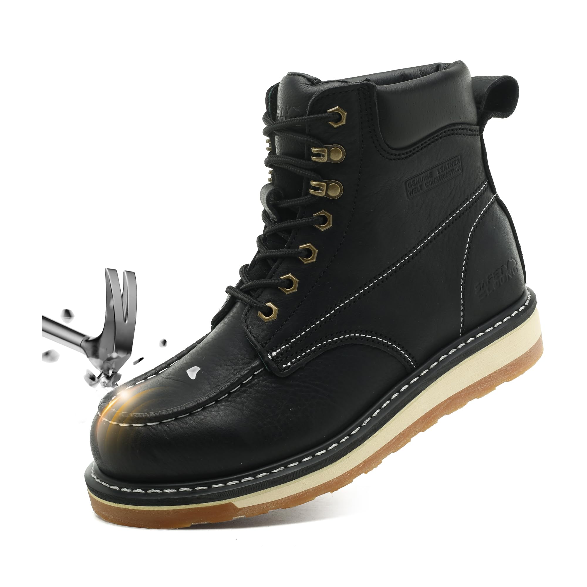 Moc Toe Work Boots