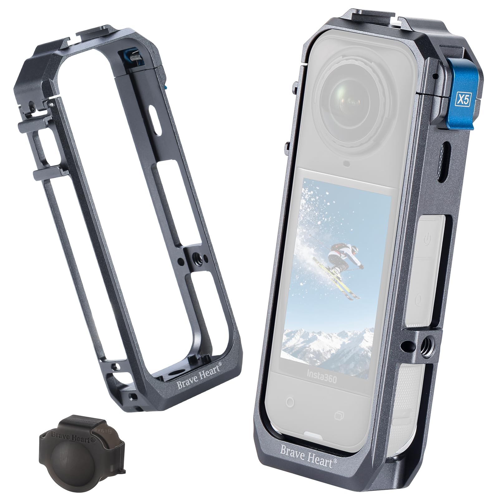 Metal Frame Protective cage for Insta360 x5 Insta 360 X5