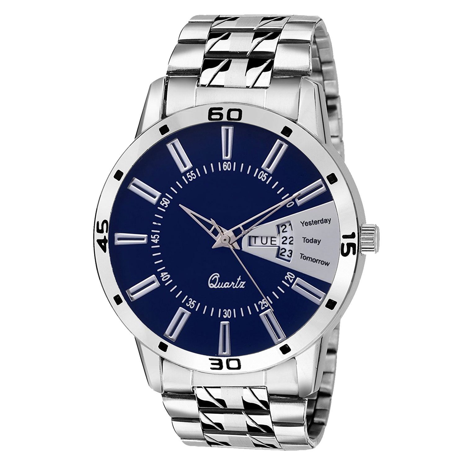 Acnos® Premium Blue Dial Day and Date Working Analogue Watch for Men Pack of 1 (Fx439) (B07MR43C3S) Amazon Price History, Amazon Price Tracker