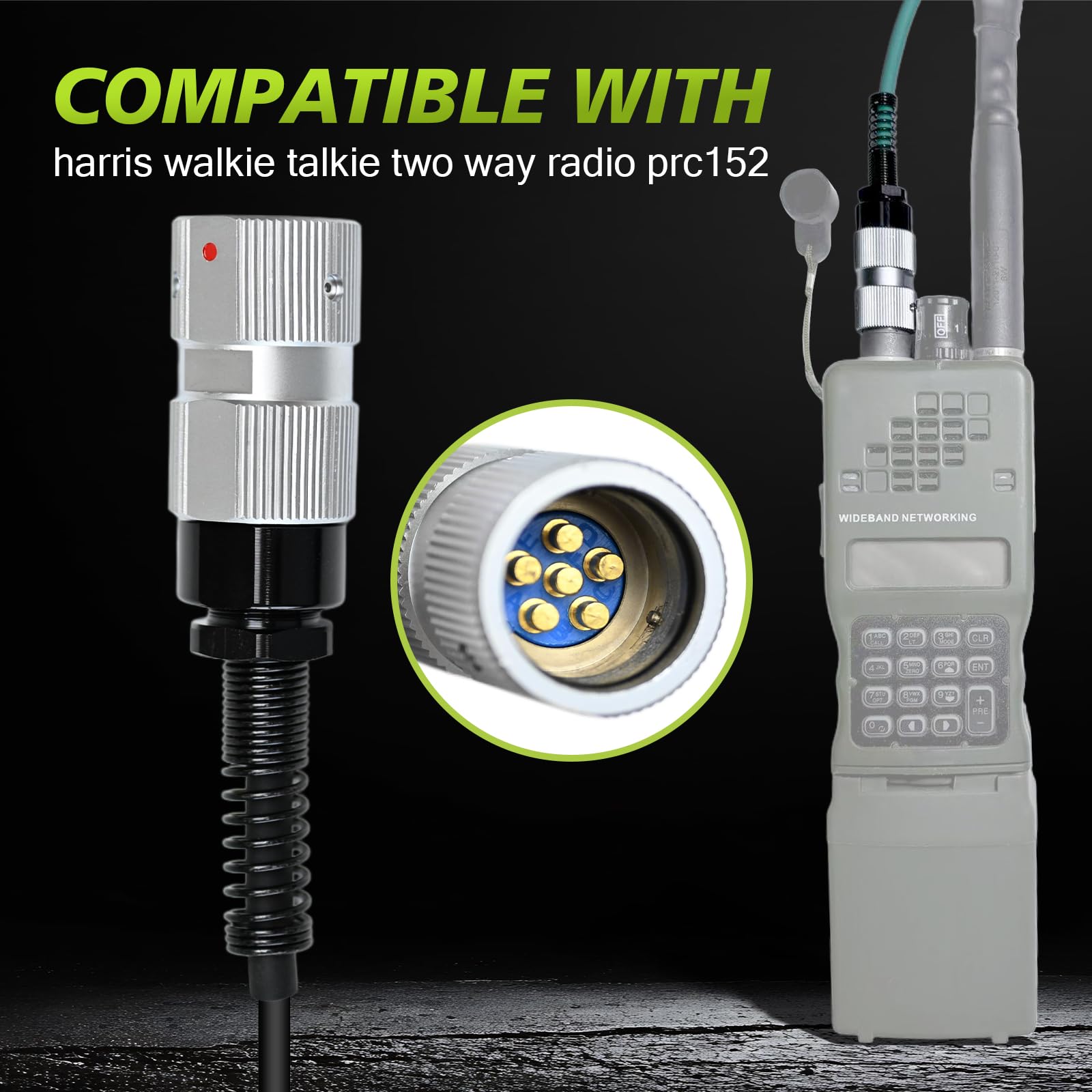 Amazon.com: Heavy Duty Tactical Radio Speaker Mic for Harris L3