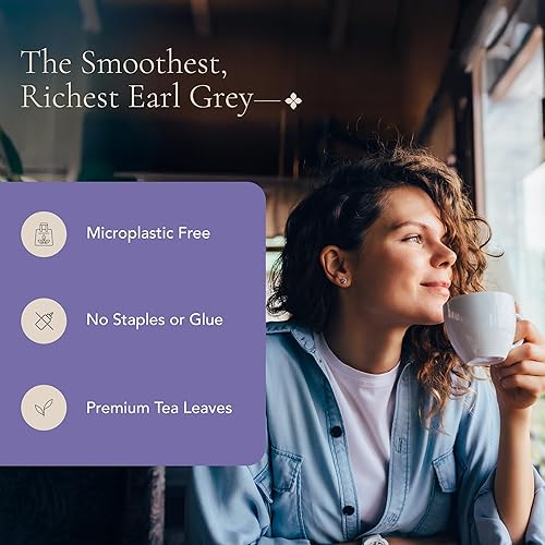 Vista 131 de Art of Tea Té orgánico Earl Grey Creme Lata de té artesanal de hojas sueltas de 2.5 onzas