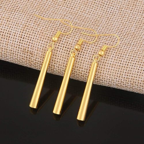 Miniatura 5 de Aretes de Zoro de One Piece, aretes de anime, cosplay, aretes de oro con cierre de clip, aretes de One Piece para los amantes del anime
