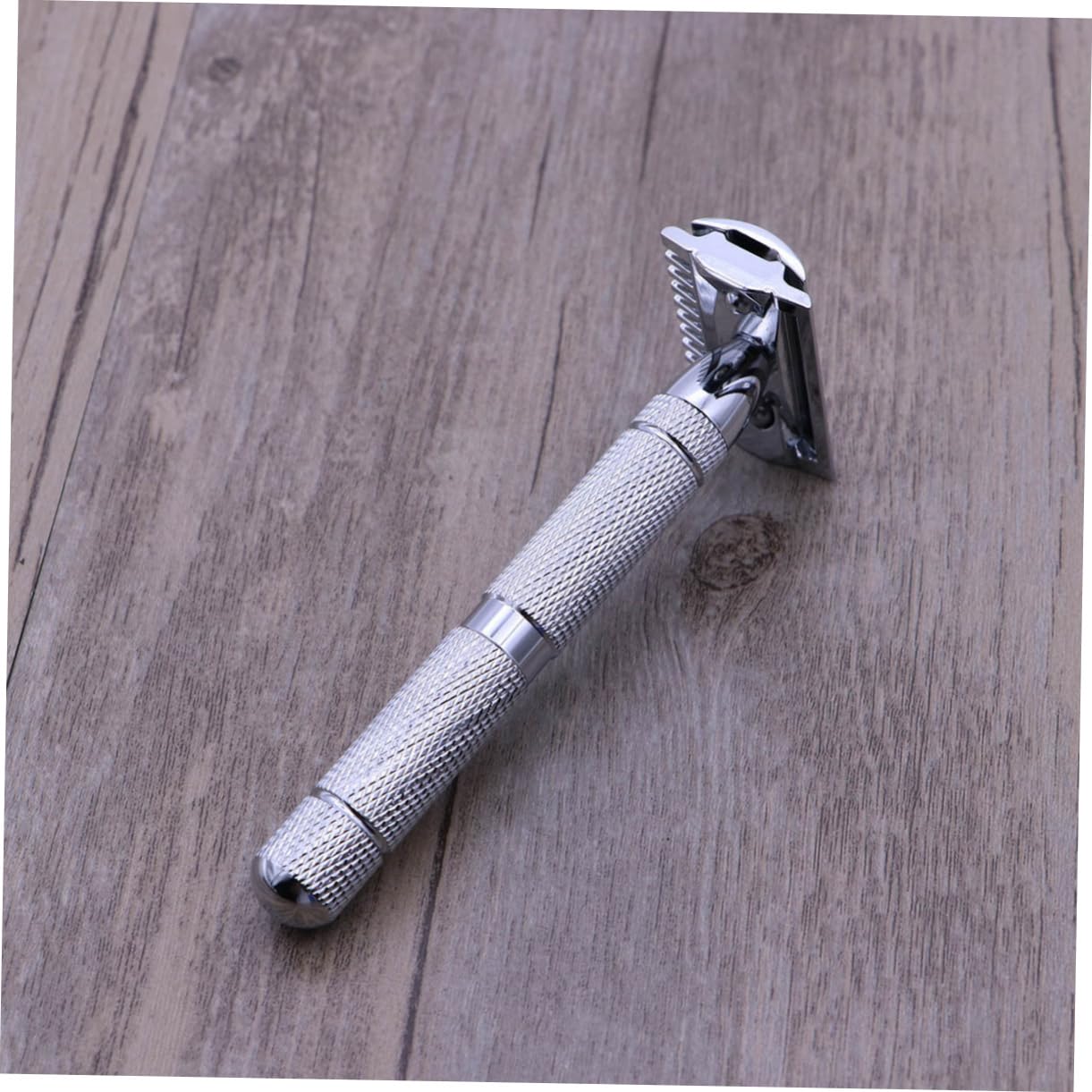 FRCOLOR 2pcs Men's Straight Razor Safety Razor Stainless Steel Blade for Gentle Shave