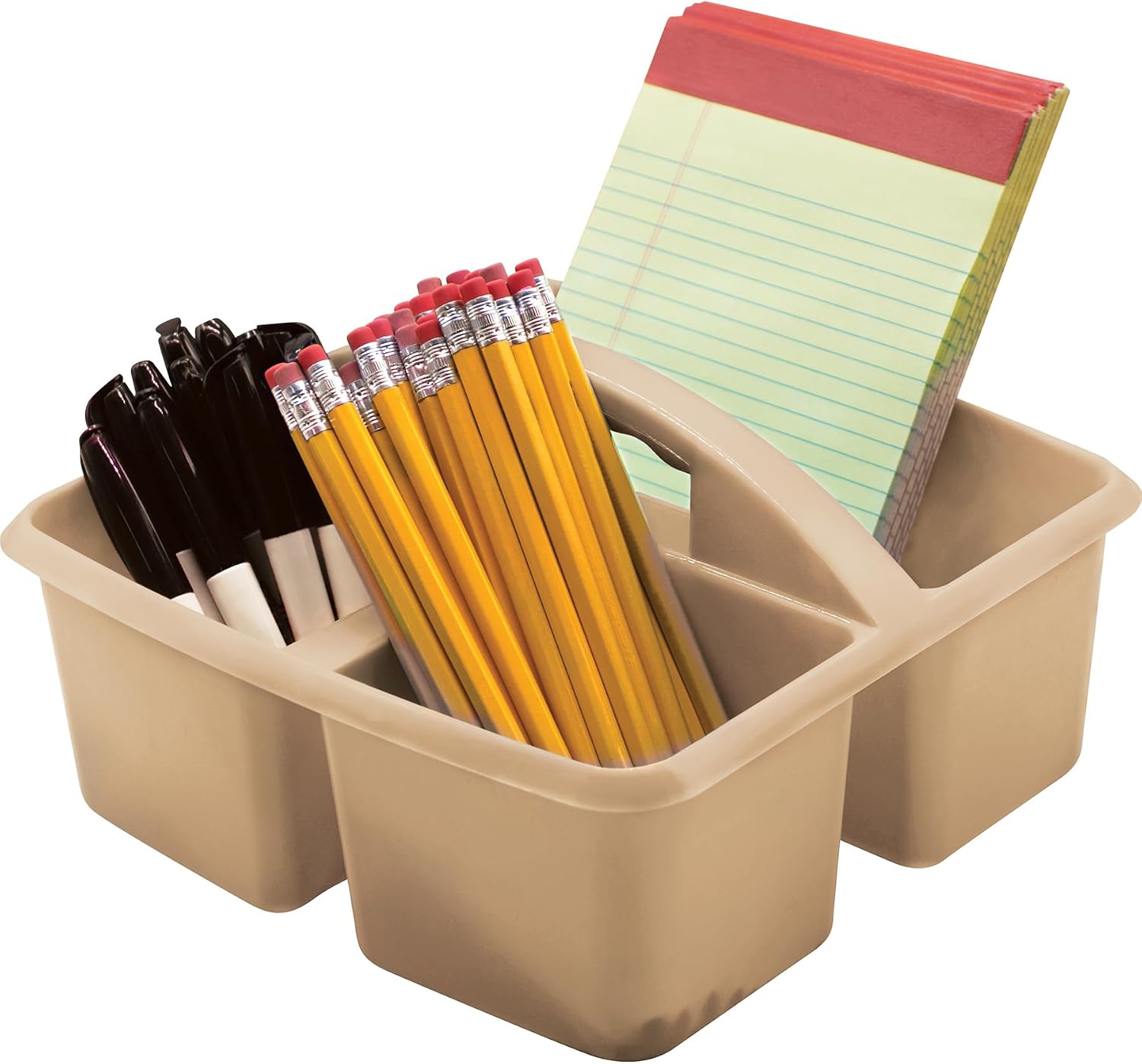 Teacher Created Resources Plastic Storage Caddy, Light Brown image 3