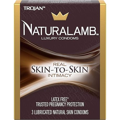 Trojan Naturalamb Natural Skin Lubricated Luxury Condoms