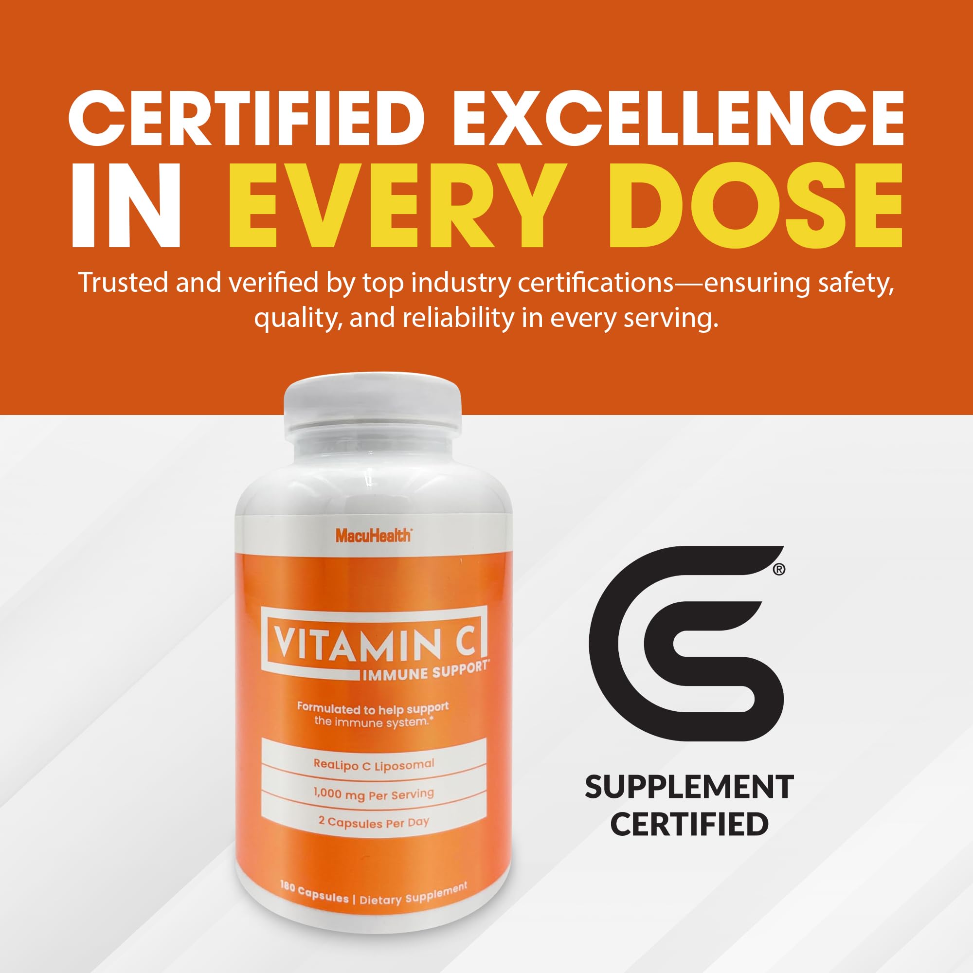 Macuhealth Liposomal Vitamin C 1000MG - High Bioavailablity, Antioxidant — Amazon image 8