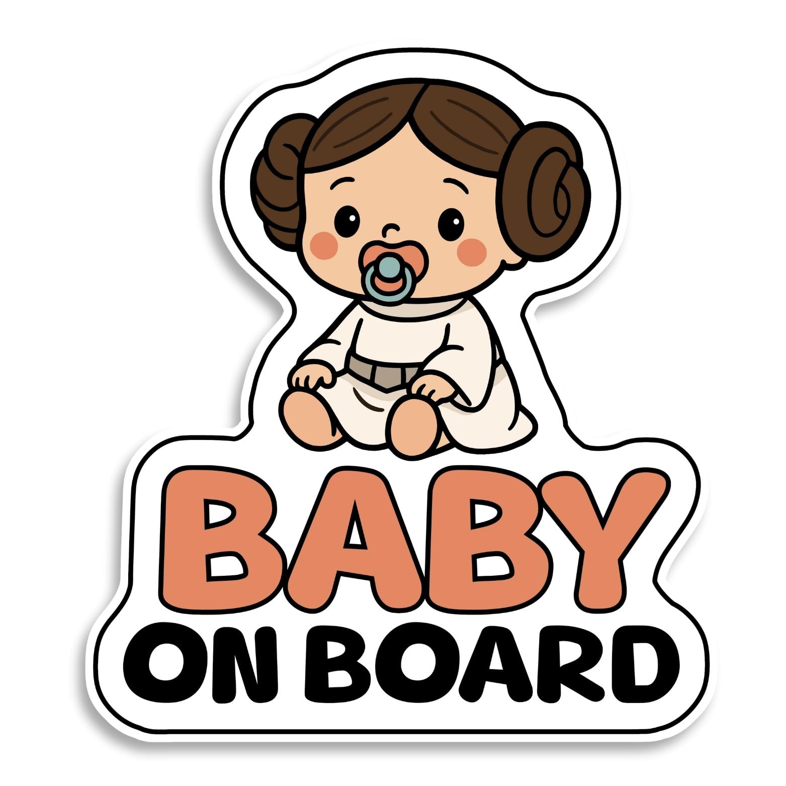 Panneau Baby on Board autocollant de sécurité pour pare-chocs auto