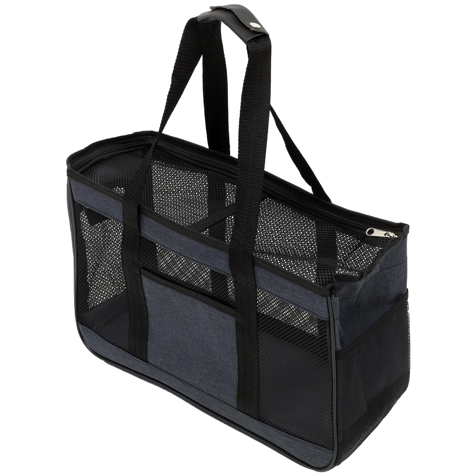 Sac transport chat respirant Tofficu - Fini le stress des trajets avec ce panier bleu lavable