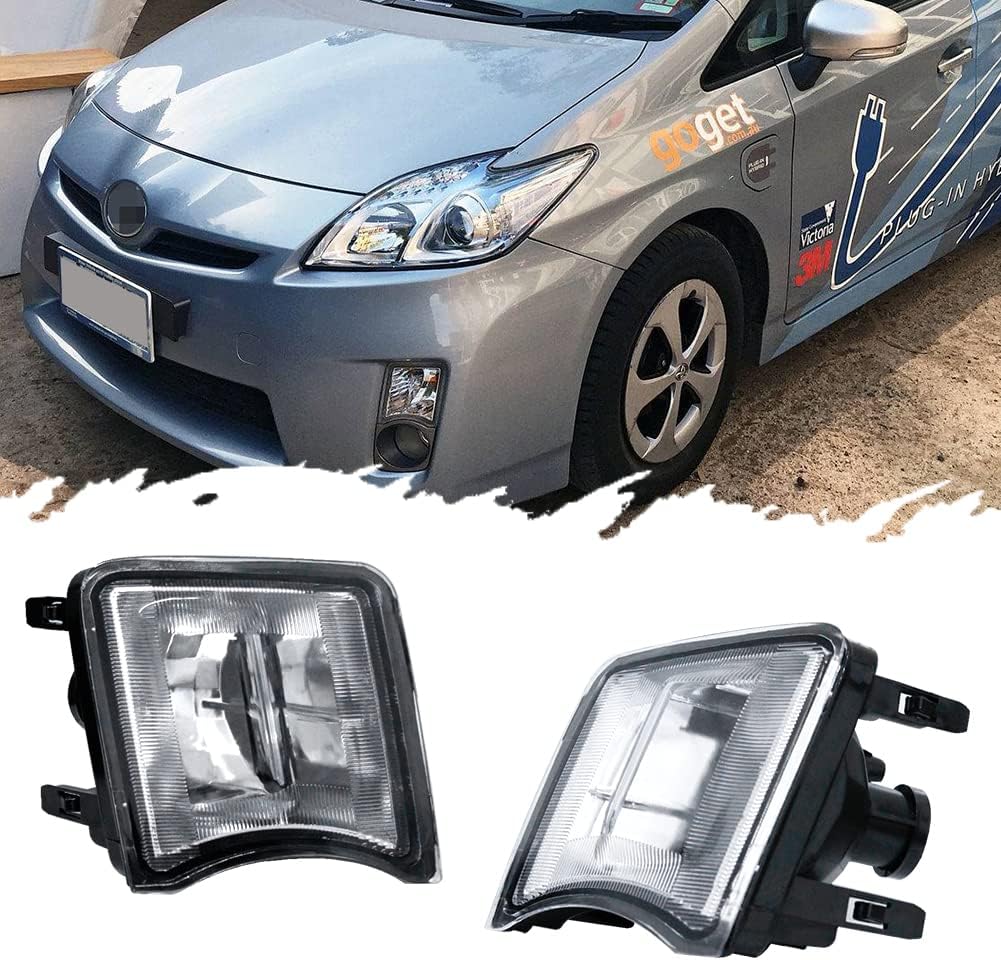 For 2010 2011 Toyota Prius Front bumper Turn Signal Lights Parking Housing Switchback 2 in1 Clear Lens 8151147020, 8151147022