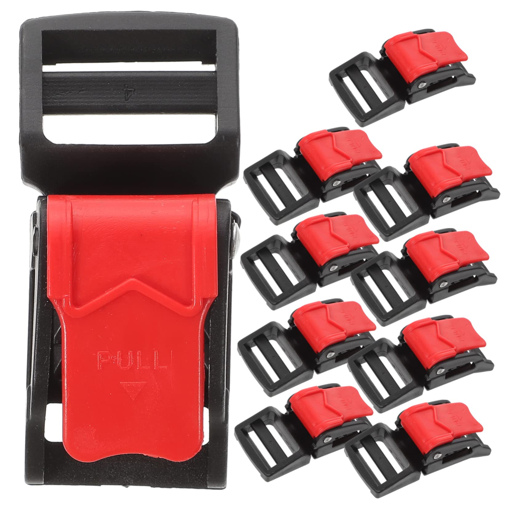 Alipis 10pcs Quick Release Buckle Chin Strap Replacement for Helmets Easy Install Strap Repair Kit Durable Adapter for Enhanced