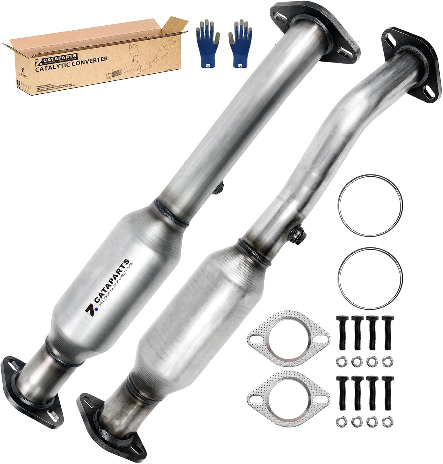 Catalytic Converters Compatible with Nissan Titan 2004-2014,Nissan Pathfinder 2008-2012,Nissan Armada 2005-2014,Qx56 2004-2010 5.6L Right Left Driver and Passenger Side(EPA Compliant)