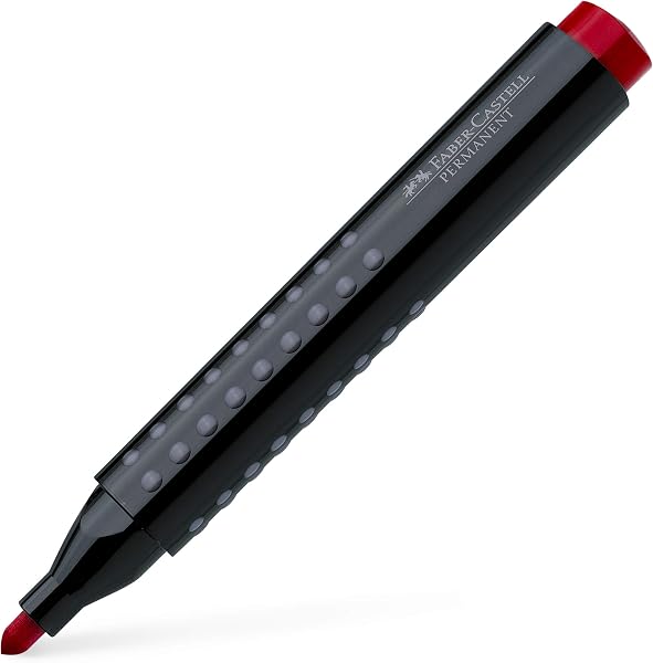 Faber-Castell Grip Permanentmarker 1-3 mm rot