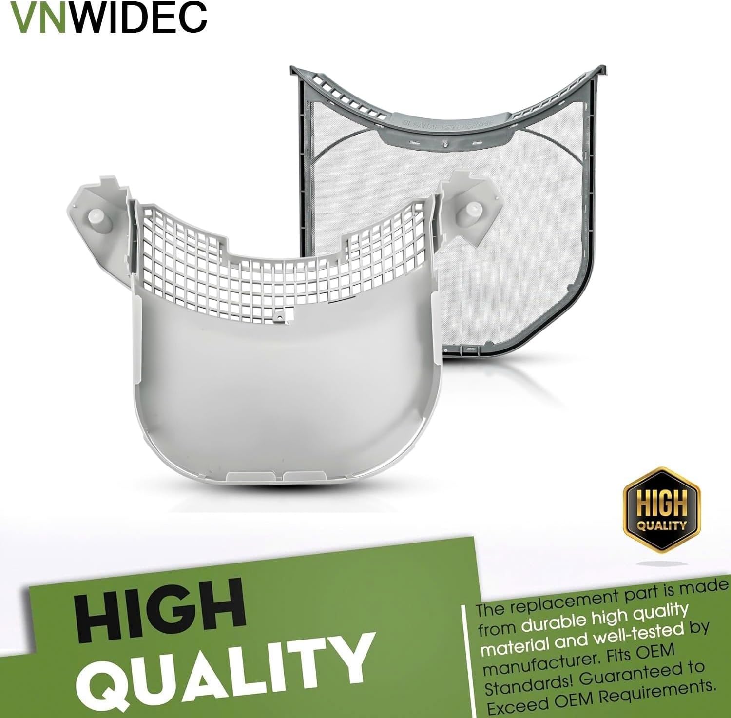 DLE3500W DLE3170W DLE3600W DLEX3250R DLE3300W Dryer Lint Filter Screen, Lint Trap Cover Housing Replacement For LG Dryer