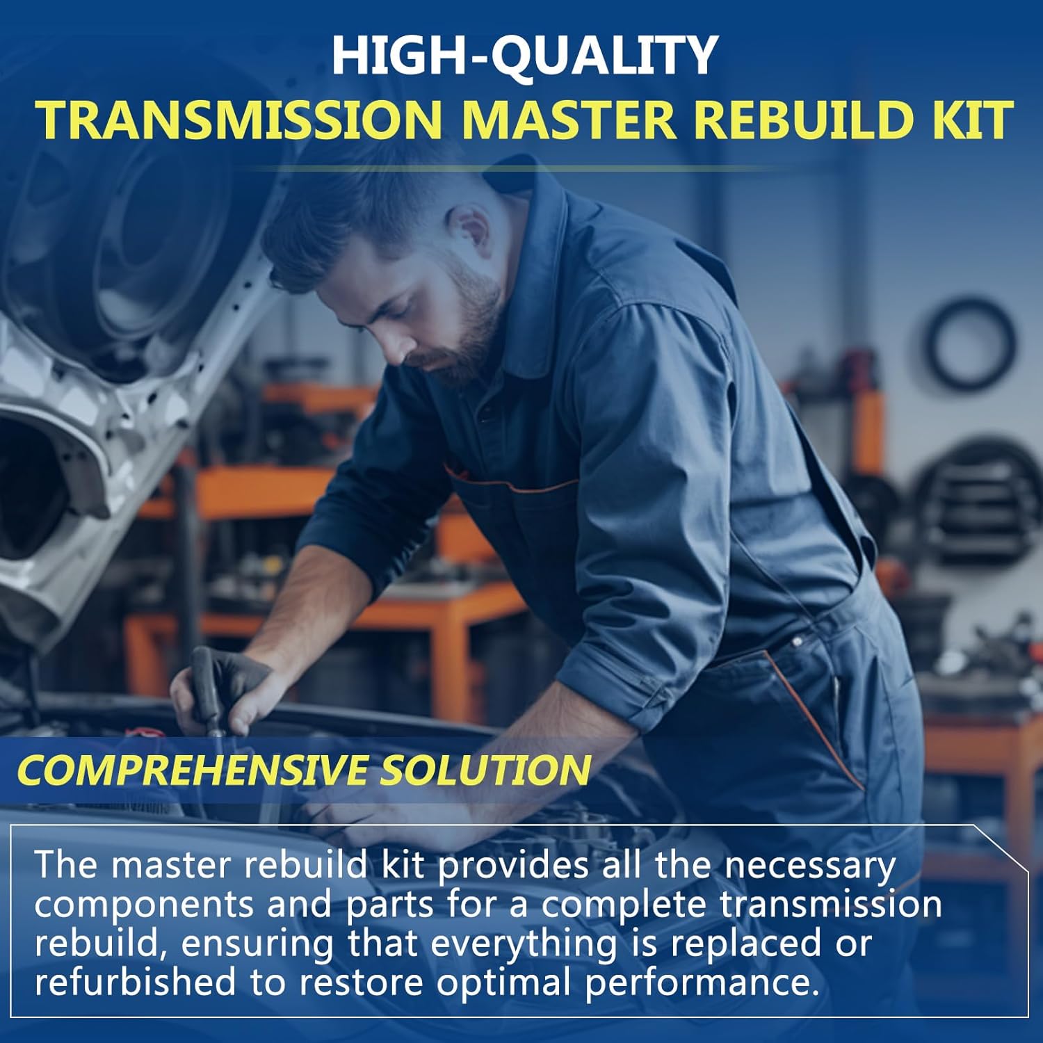 A6LF1 Auto Transmission Master Overhaul Rebuild Kit Fits for 2010-2015 Sonata 2.4L, Fits for 2012-2015 Tucson 2.0L, Replace OE A6LF1