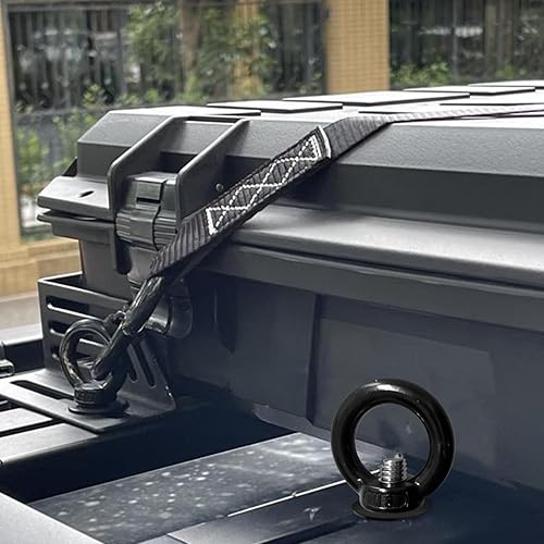 Miniatura 3 de JOJOCY 4 pernos de ranura en T M8 x 1.575 in de cabeza cuadrada para portaequipajes de techo de acero inoxidable T montaje en pista anillo de