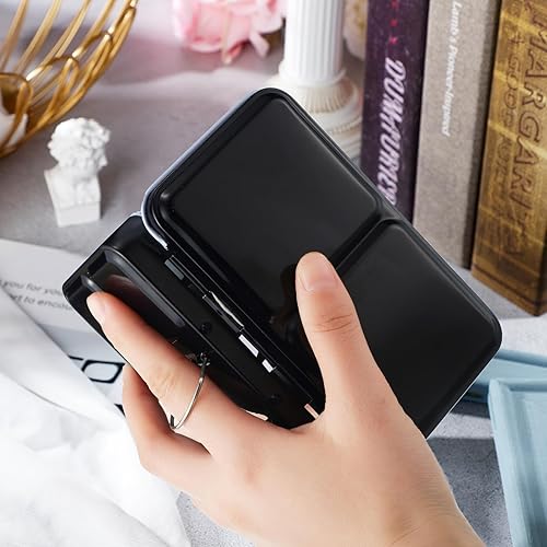 Miniatura 4 de Juego de 53 paletas de pintura de acuarela y medias sartenes, caja de lata de acuarela, caja de pintura de metal con tapa, sartenes de acuarela