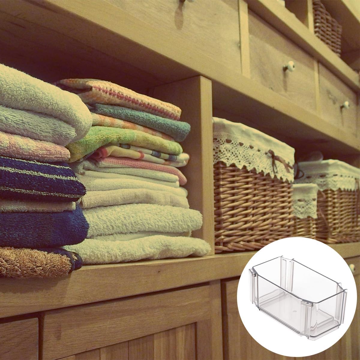 Honeycomb Drawer Organizer Trays, 6pcs Separate Compartments for Underwear