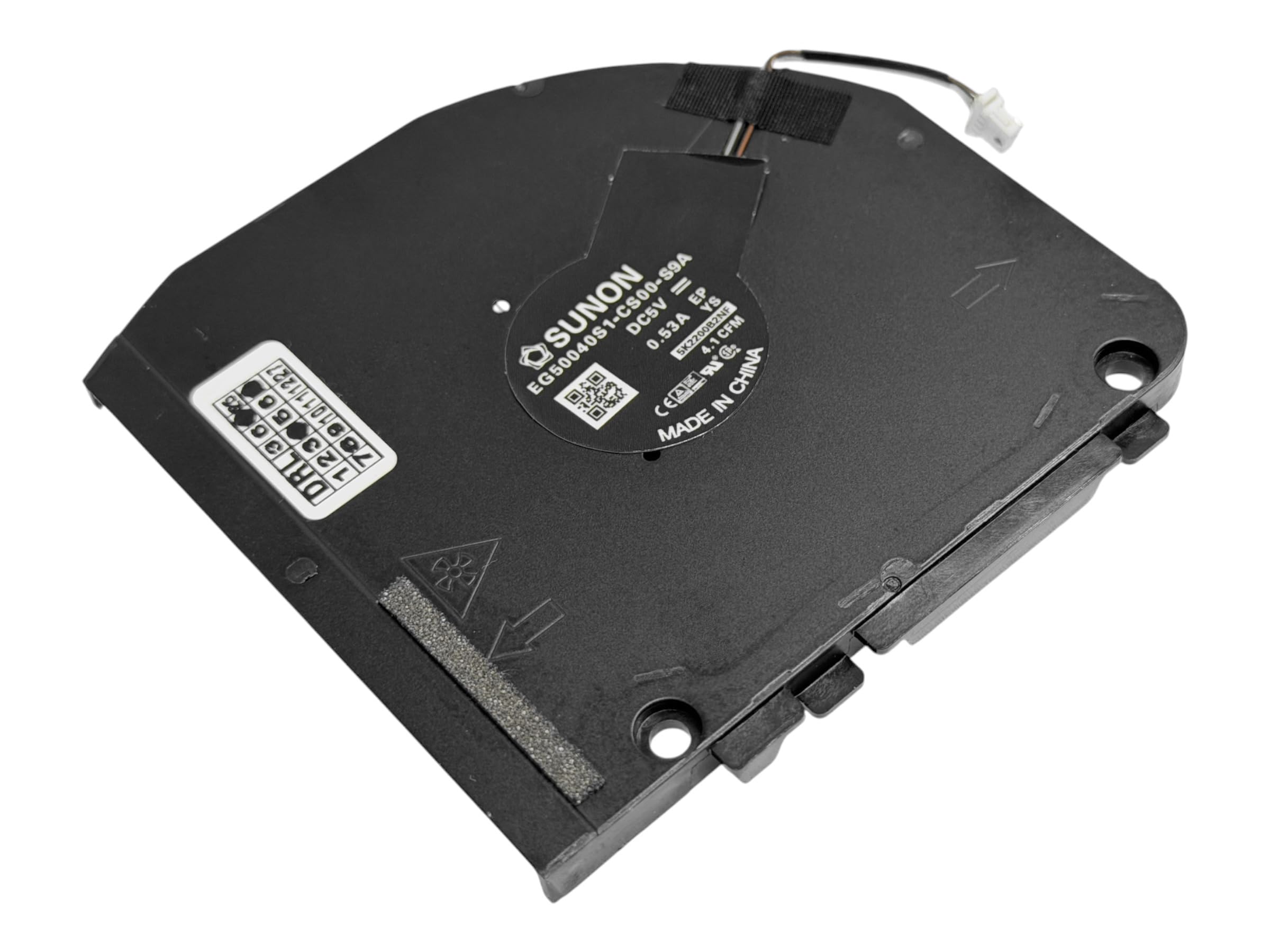 Cooling fan compatibile per Dell Latitude 7430, 7430 2 in 1, modello EG50040S1-CS00-S9A, 5K22099AC8, CMX1D, 0CMX1D