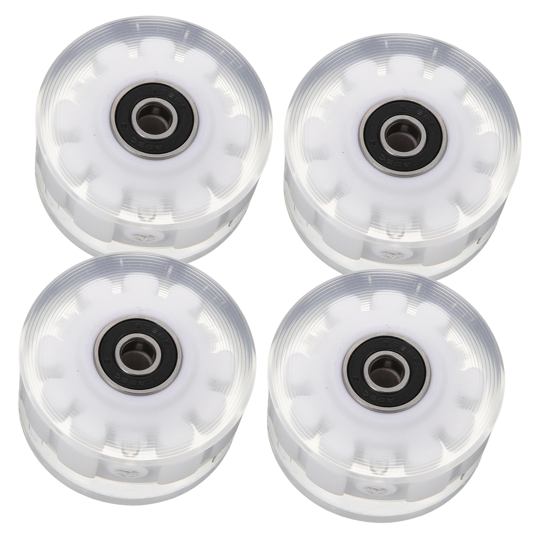 GALPADA Roller Skate Wheels Outdoor Wear-resistant Flashing Skating Wheels for Street Skateboarding