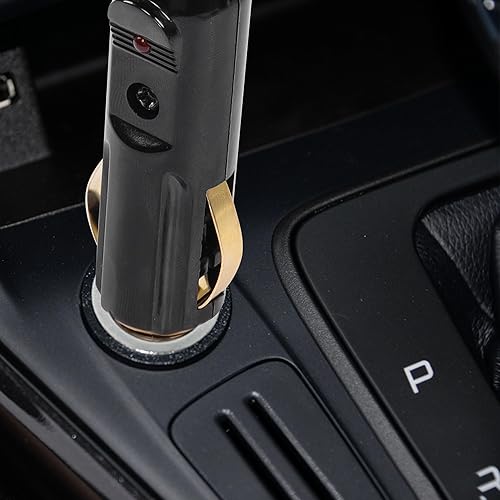 Miniatura 5 de CERRXIAN Cable de enchufe macho para encendedor de cigarrillos, repuesto de 12 V, con fusible de 20 A, cable de cola estañado de 13 AWG, 6.6 ft6.5