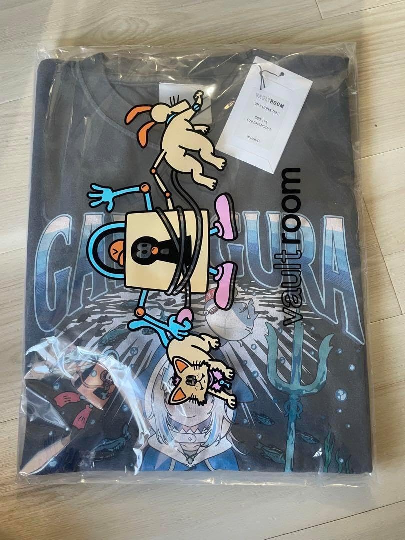 Vaultroom VR TORORO TEE CHARCOAL XL Vaultroom VR × TORORO TEE