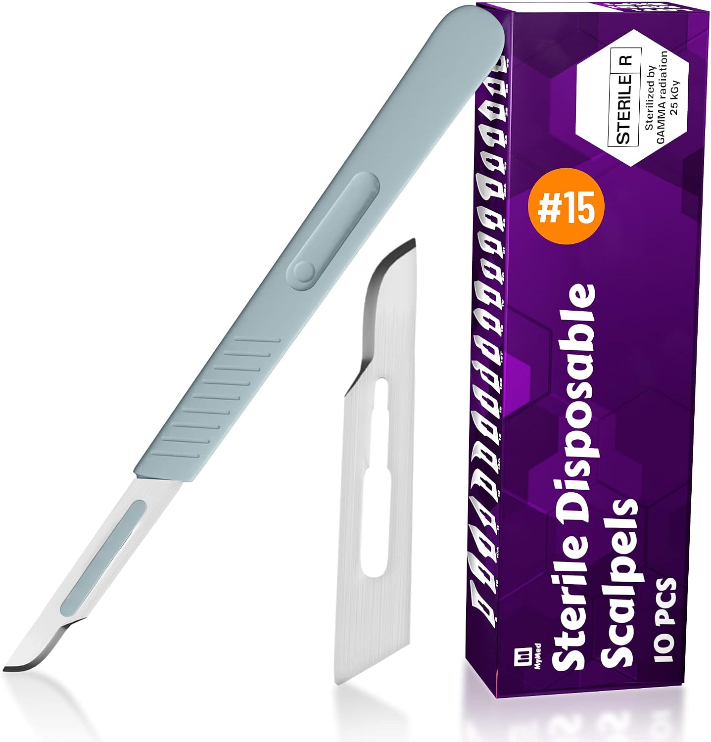 MyMed Disposable 14R Dermaplaning Razors - Pack of 20 Dermaplane Razor for Women Face, Dermaplane Scalpels Dermaplaning Tool for Face