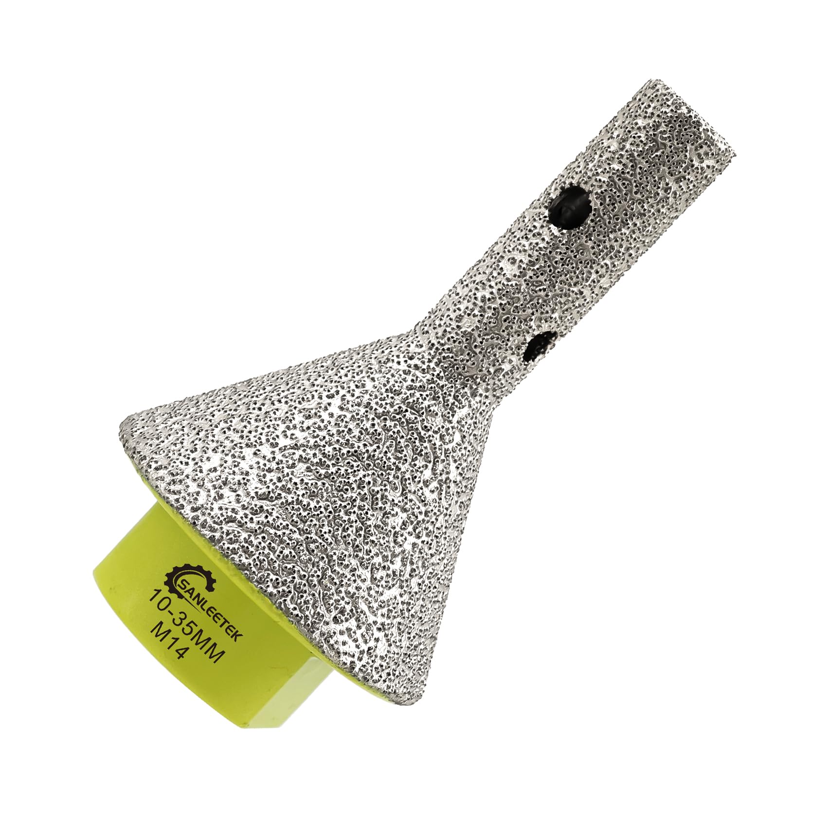 Diamant Fingerfräser 10-35mm Diamant Fasenbohrer Anfasen, Formen, Vergrößern und Schleifen von Löchern in Keramische Fliesen Porzellan Granit Marmor M14 Gewinde SANLEETEK