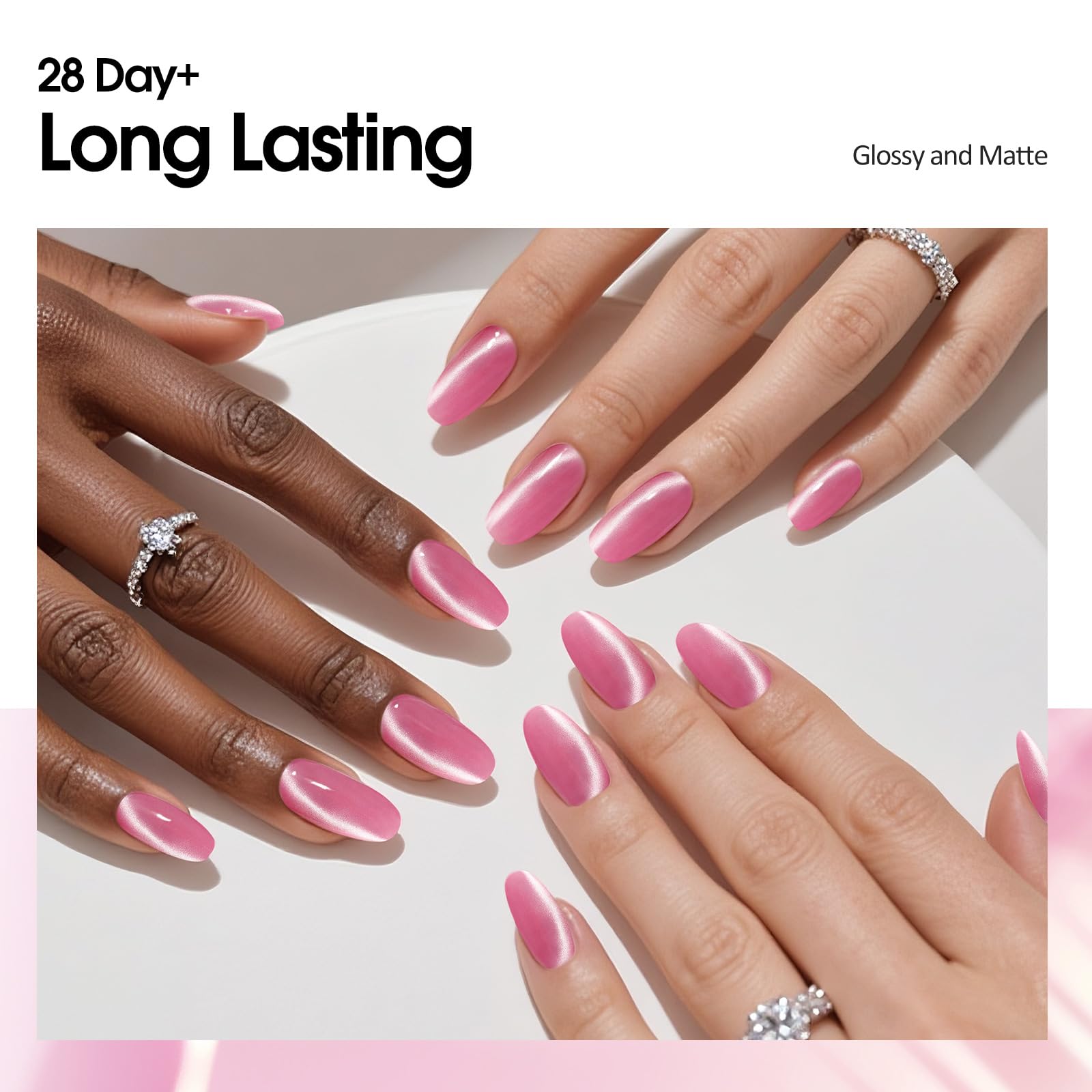 Amazon.com : VENALISA Cat Eye Gel Nail Polish 1 Pcs 10ML Shimmer