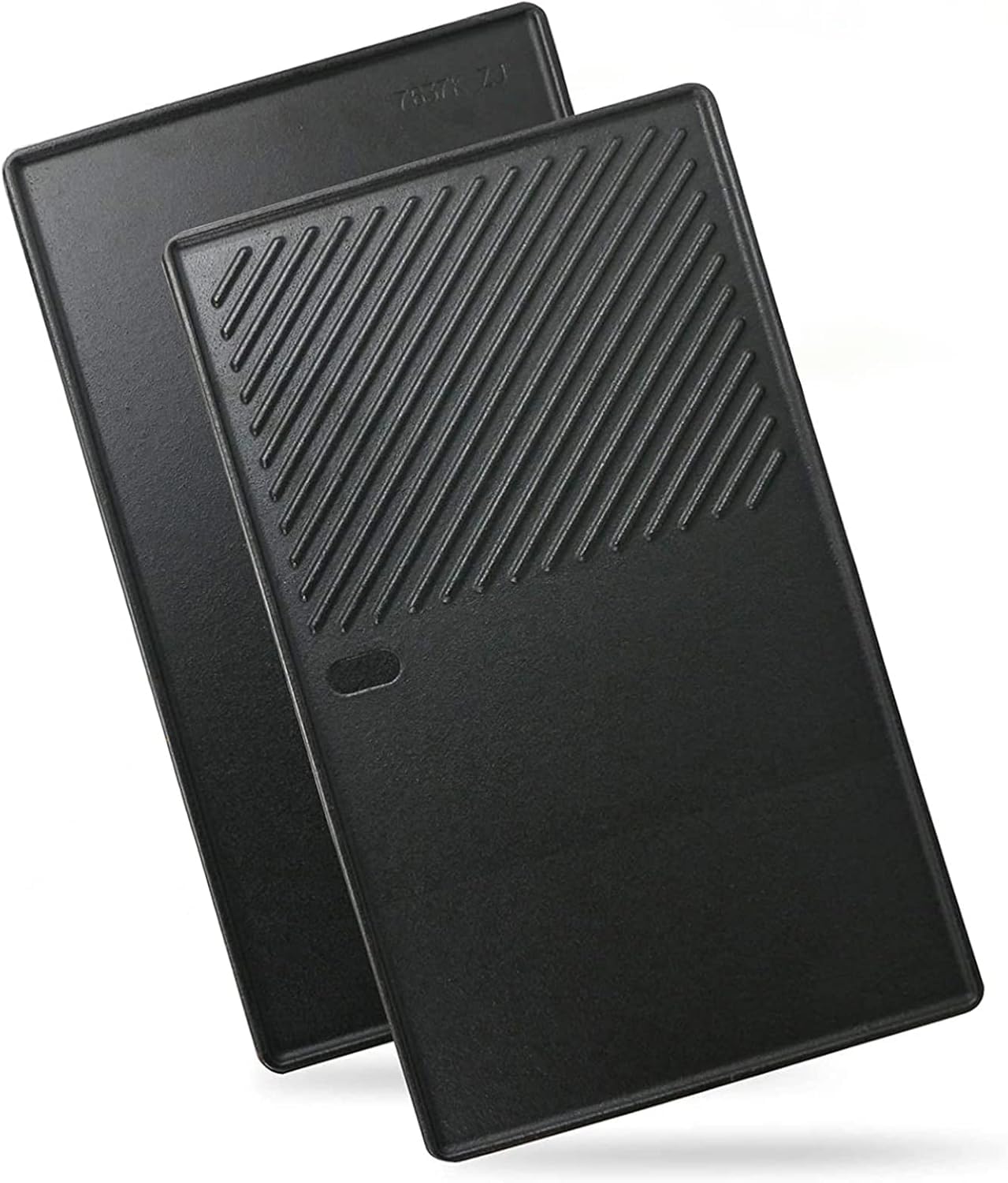 7637 Plancha réversible en fonte 44,5 × 26 cm pour Weber Spirit E210, E215, E220, S210, S215, S220 compatible Spirit 200 & GS4 Spirit II E/S 210, 220, 215