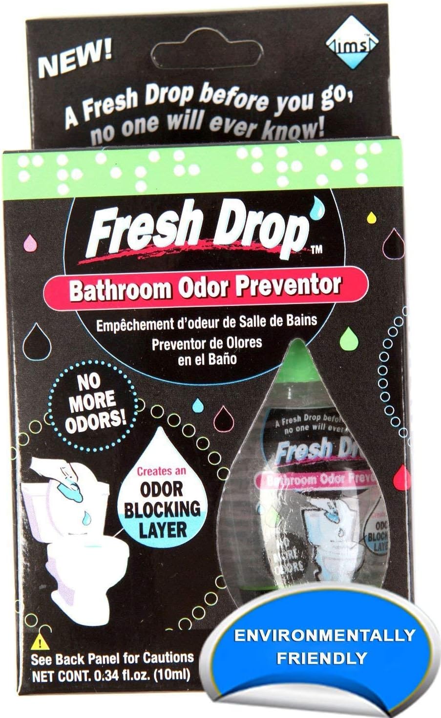 Fresh Drop Bathroom Odor Preventor 2 ea by Fresh Drop