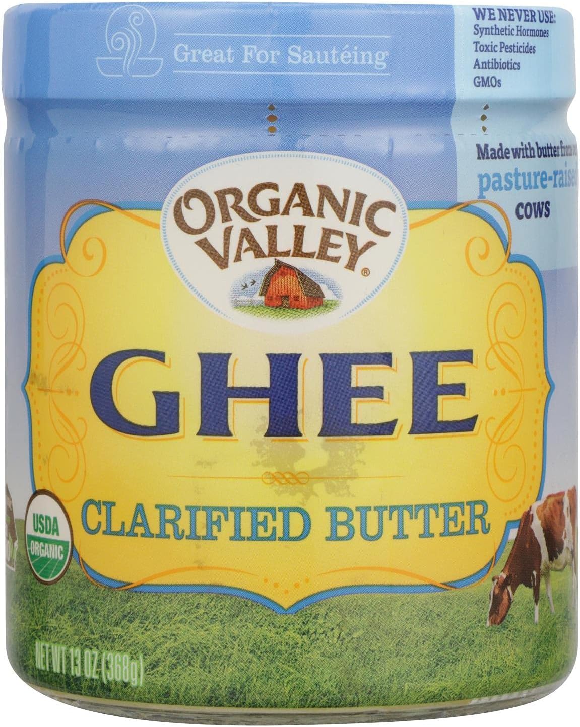 Purity Farms Clarified Butter Ghee, 13 Ounce -- 12 per case.