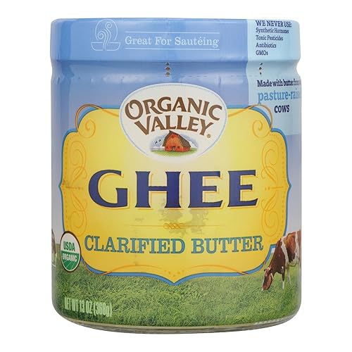 Purity Farms Ghee de mantequilla clarificada, 13 onzas -- 12 por caja.