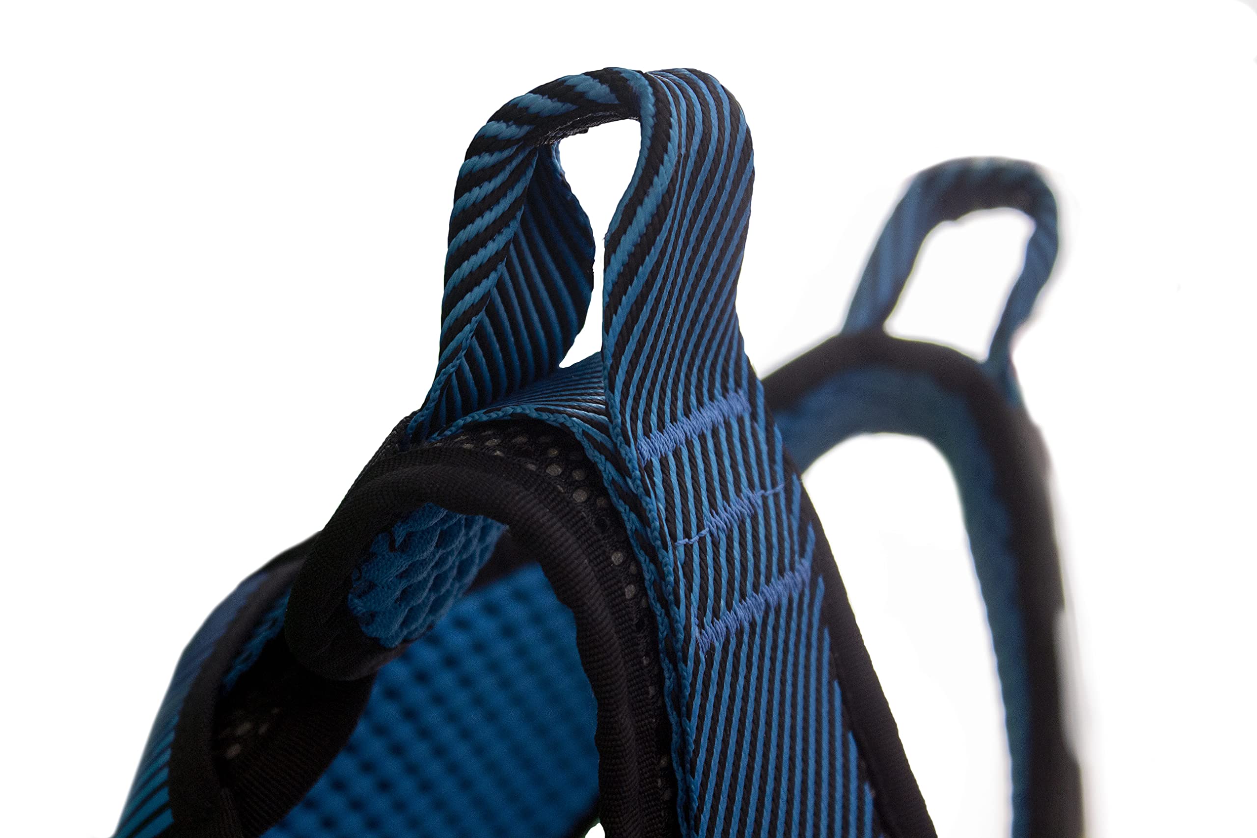 Irudek WIND BLUE 3 S-M – Arnés anticaídas con anclaje ventral de aluminio, cinturón IRUPAD Holetech, hebillas automáticas K-EASY, sistema ANTISLIP, portaganchos y chip NFC Ready