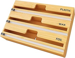 Bamboo Wrap Dispenser with Cutter