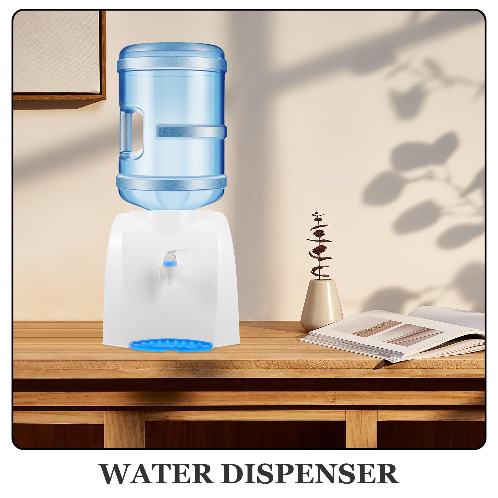 STOBAZA Dispensador de Agua Fría de Encimera Mini PP para Oficina
