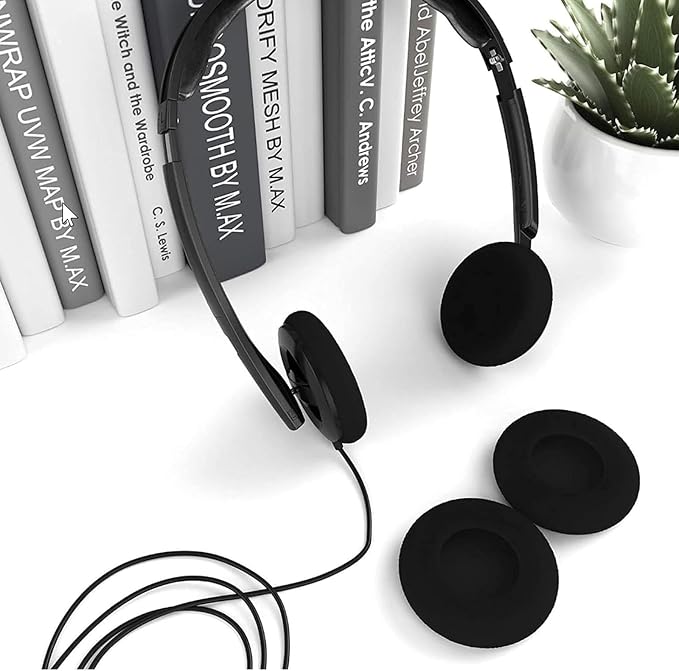 20 Fundas de Espuma para Auriculares 55mm Negro miniatura 6
