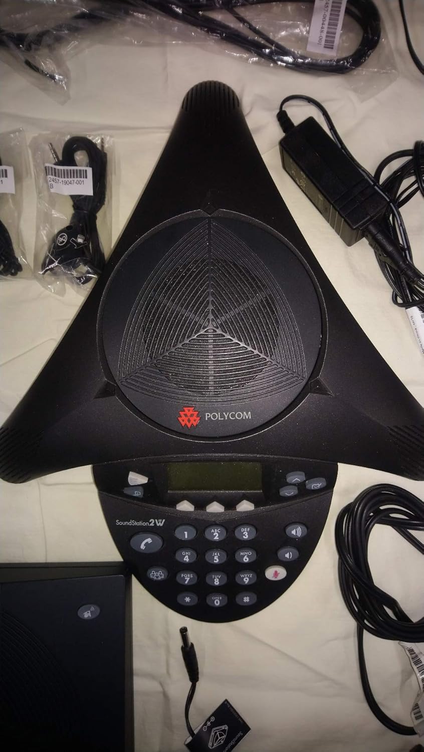 POLYCOM SoundStation 2W 2201-07880-160 1.9Ghz DECT 6.0 Wireless Conference Telephone (Renewed)