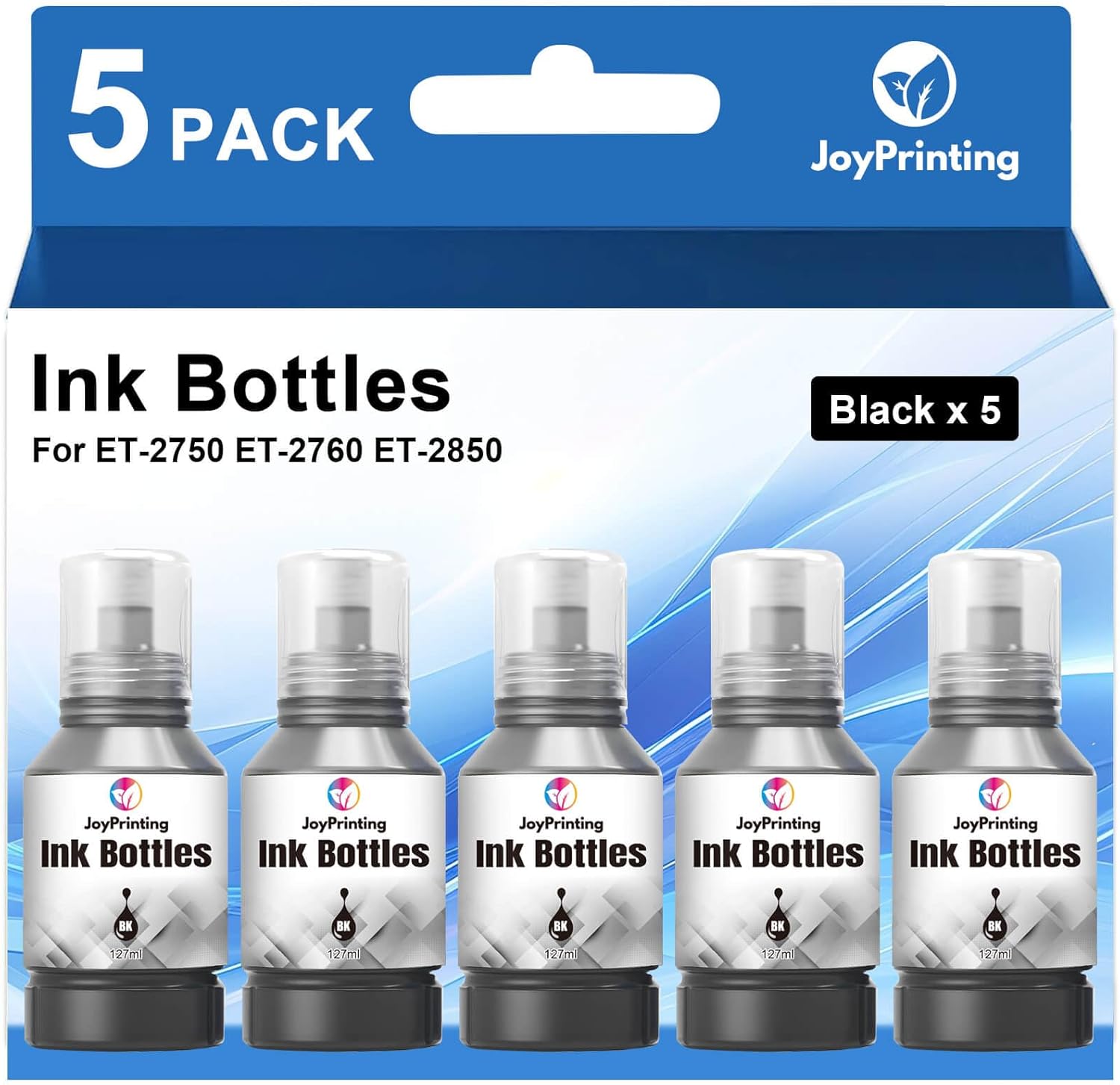 Color Ink Refill Bottles Compatible with ET-2850 ET-3850 ET-4850 ET-2760 ET-3760 ET-4760 ET-3750 ET-4750 ET-3830 ET-2700 ET-3700 ET-15000 (2 x Cyan, 2 x Magenta, 2 x Yellow, 420ml)