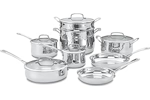 Cuisinart Contour Stainless 13-Piece Cookware Set
