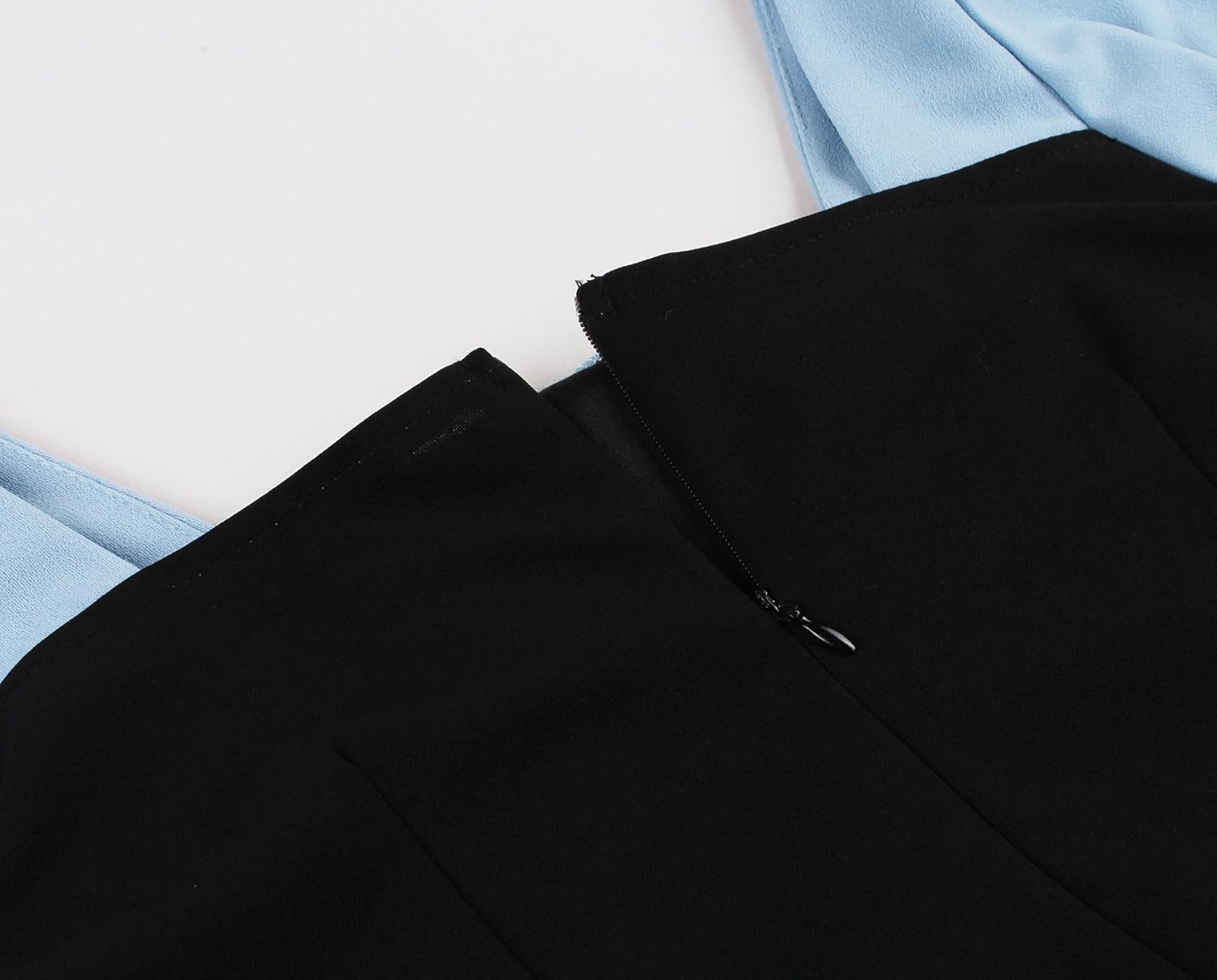 Wellwits Women's Bow Front Faux Shrug Style Half Sleeves Vintage Dress - Image 7