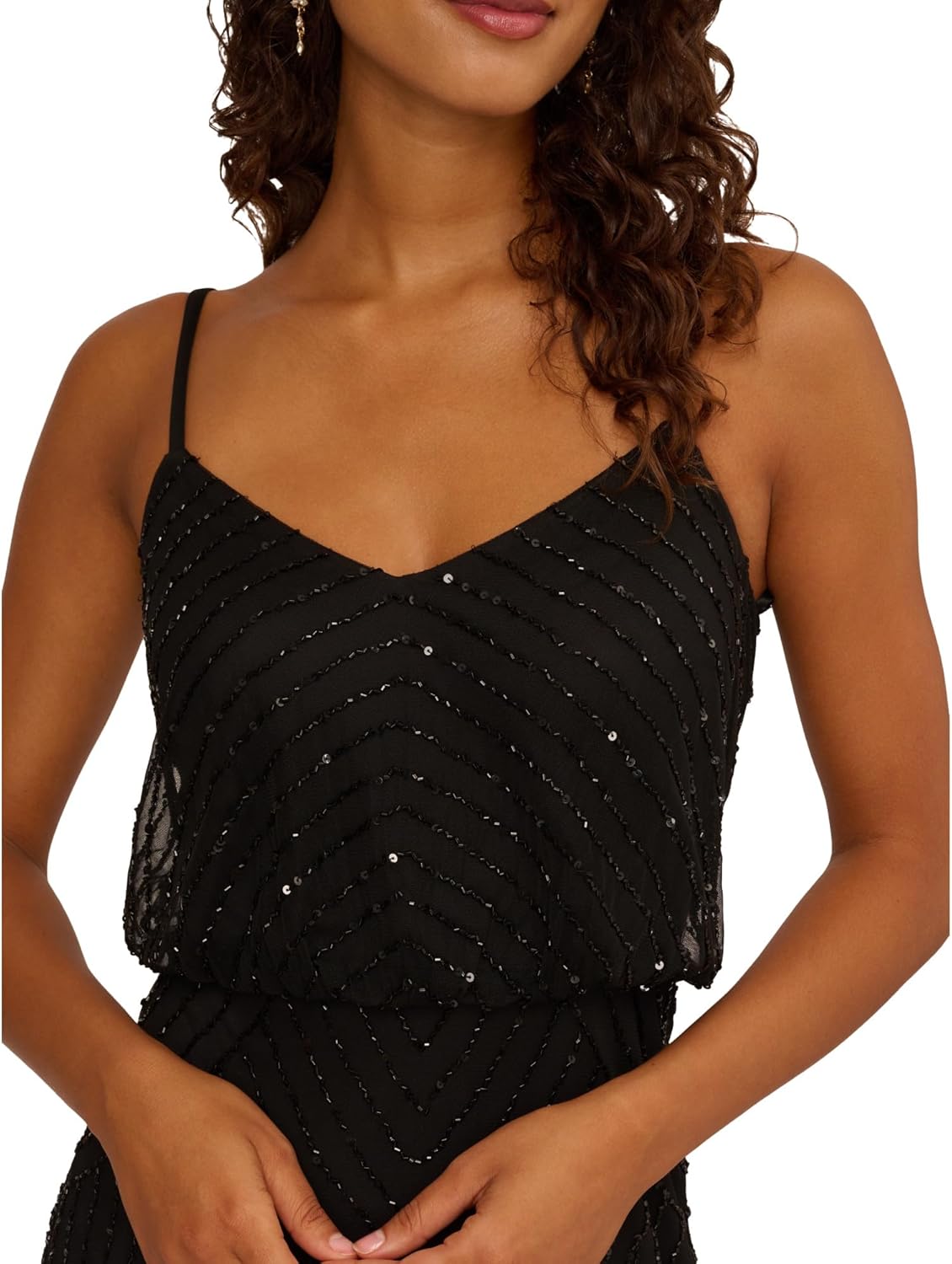 Adrianna Papell Women's Long Blouson Dress - Image 5