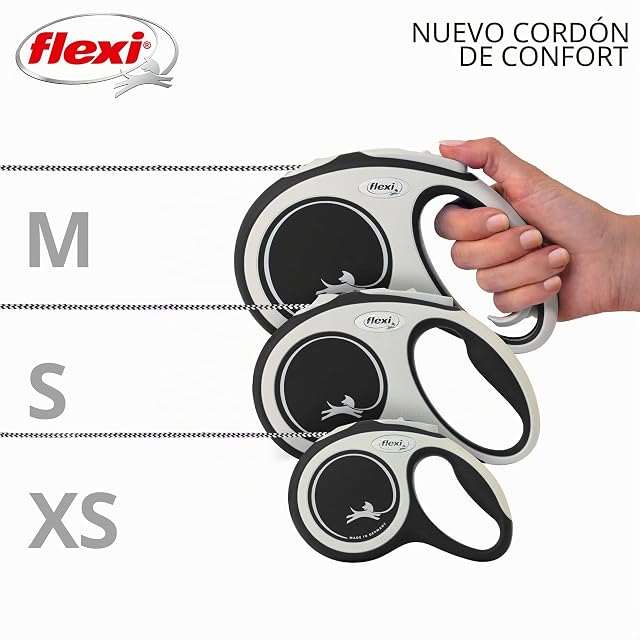 Foto 7 de 8 de Flexi New Comfort M Cordón 5 m (Negro)