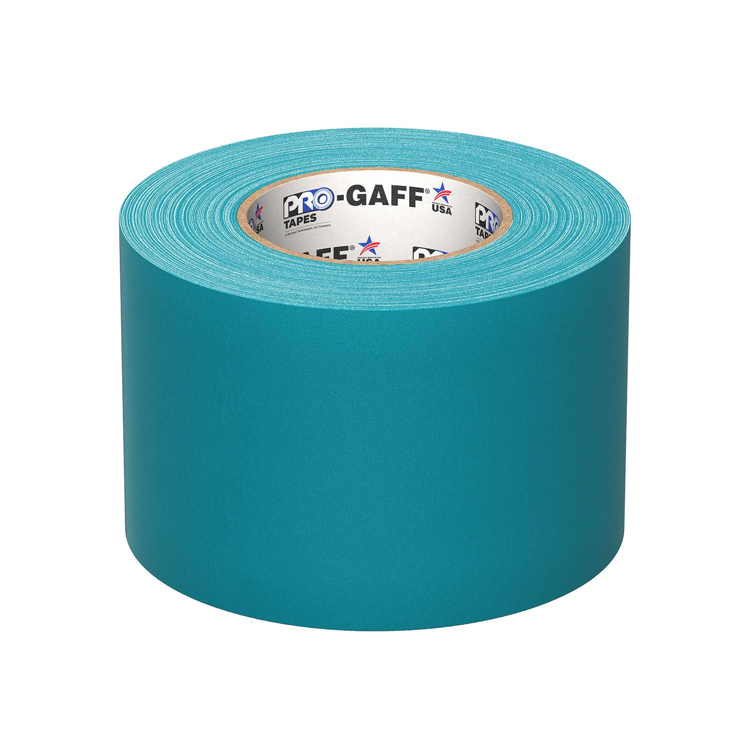 4" Pro Gaff Gaffers Tape 55 yards length teal matte. Premium Heavy-Duty Gaffers Tape trusted by professional Gaffers. Made in the USA. Holds Tight, Easy to remove. (Pack of 12)
