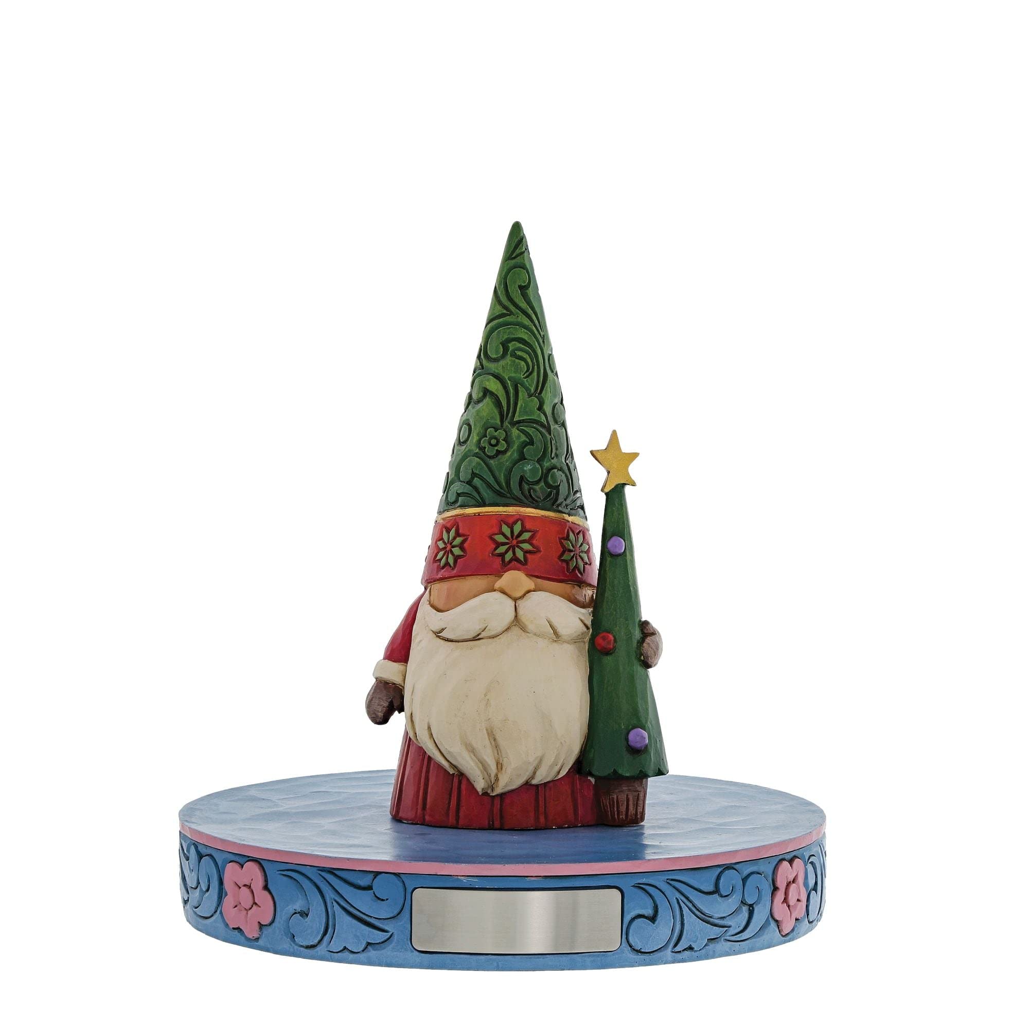 Enesco Jim Shore Heartwood Creek Weihnachtswichtel mit Baumfigur, 12 cm