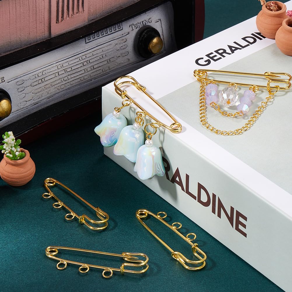 SUNNYCLUE 1 Boîte De 12 Pièces 4 Styles Epingle Kilt Femme D