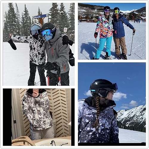 Miniatura 7 de GSOU SNOW - Traje de esquí para mujer, chaquetas de esquí. Chaqueta de snowboard. Abrigo de esquí.